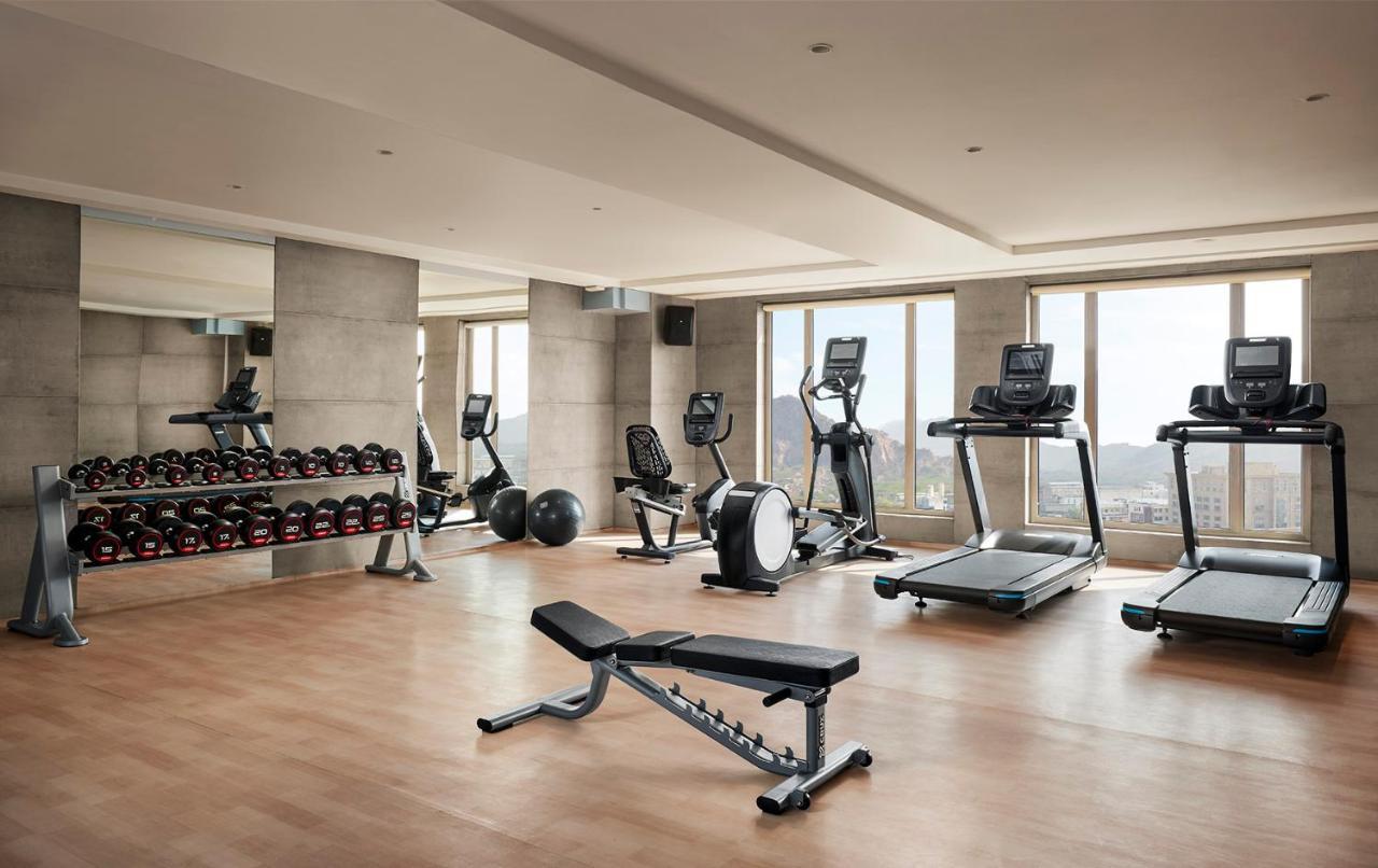 Hyatt Place Jaipur Malviya Nagar Екстериор снимка A gym in a hotel